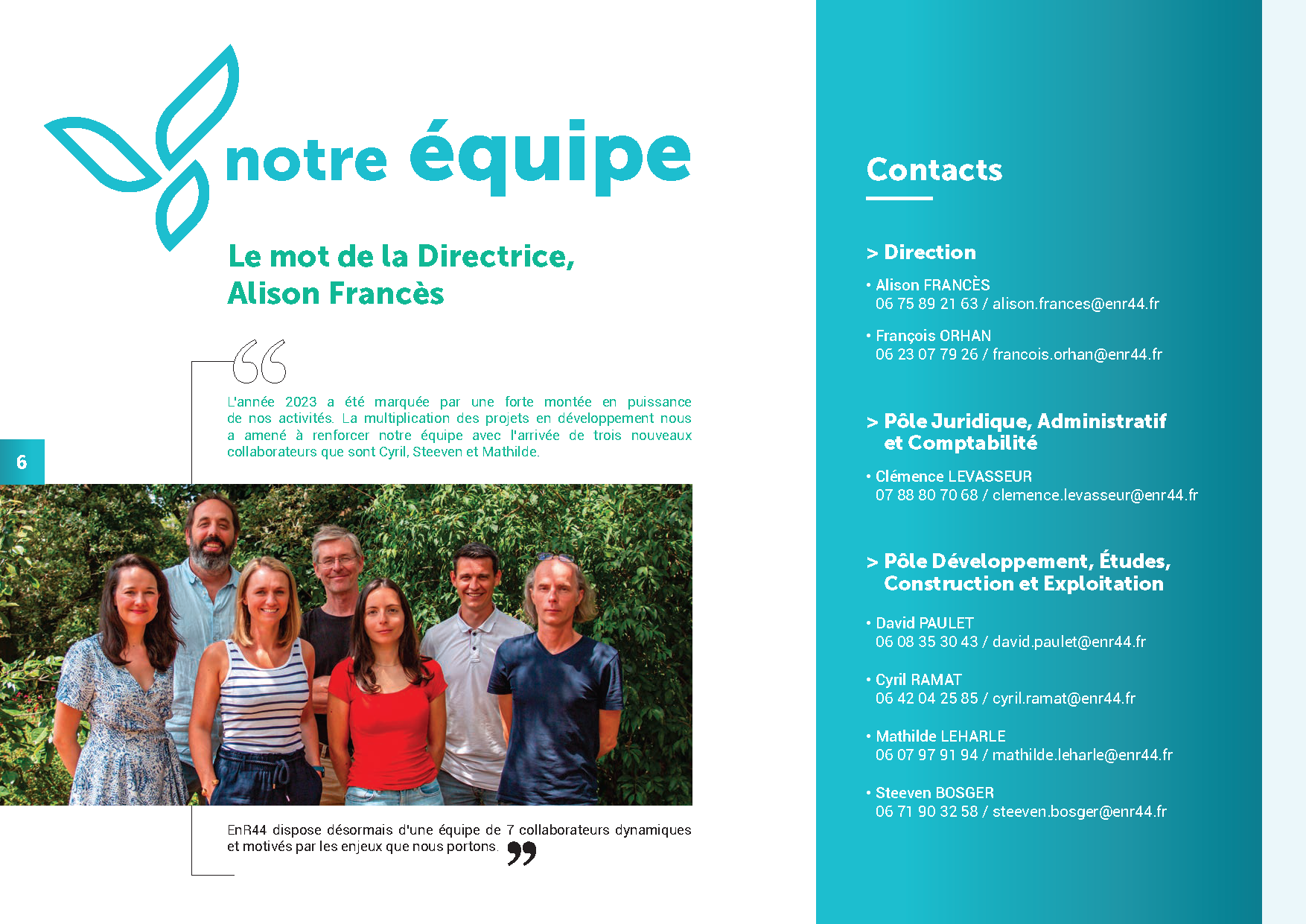 Enr44 Producteur Energies Renouvelables Loire Atlantique 0231 24 ENR 44 RAPPORT ACTIVITE 2023 Compress Page 06
