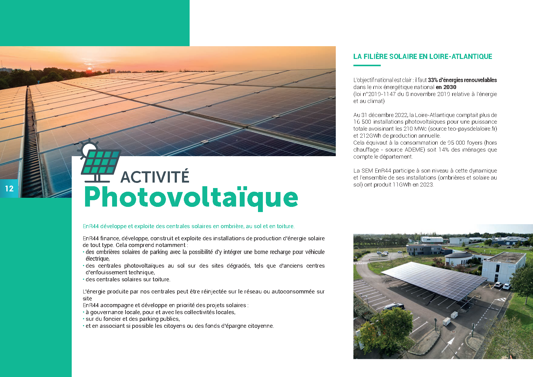 Enr44 Producteur Energies Renouvelables Loire Atlantique 0231 24 ENR 44 RAPPORT ACTIVITE 2023 Compress Page 12