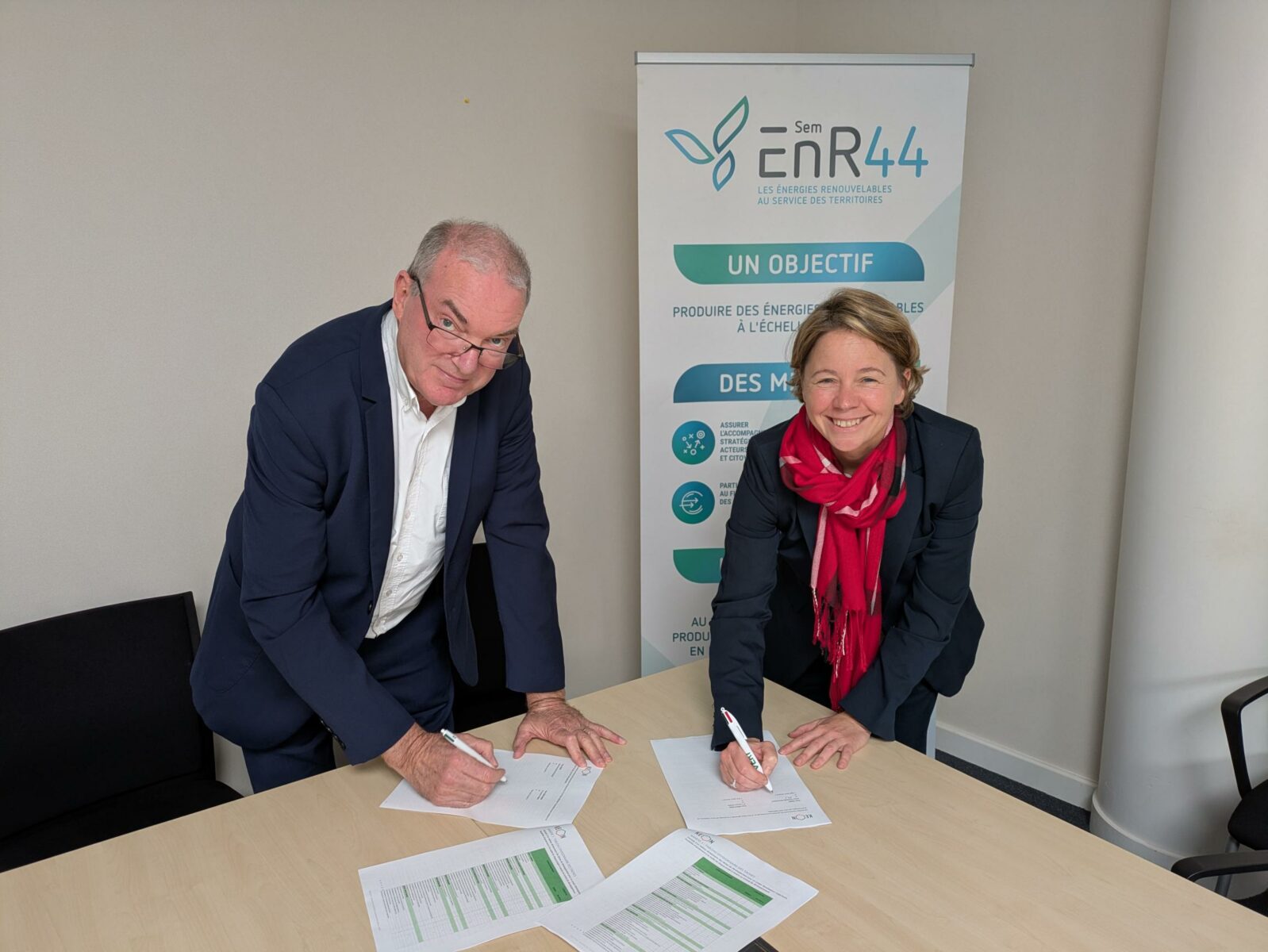 Signature Partenariat Biogaz EnR44-Keon